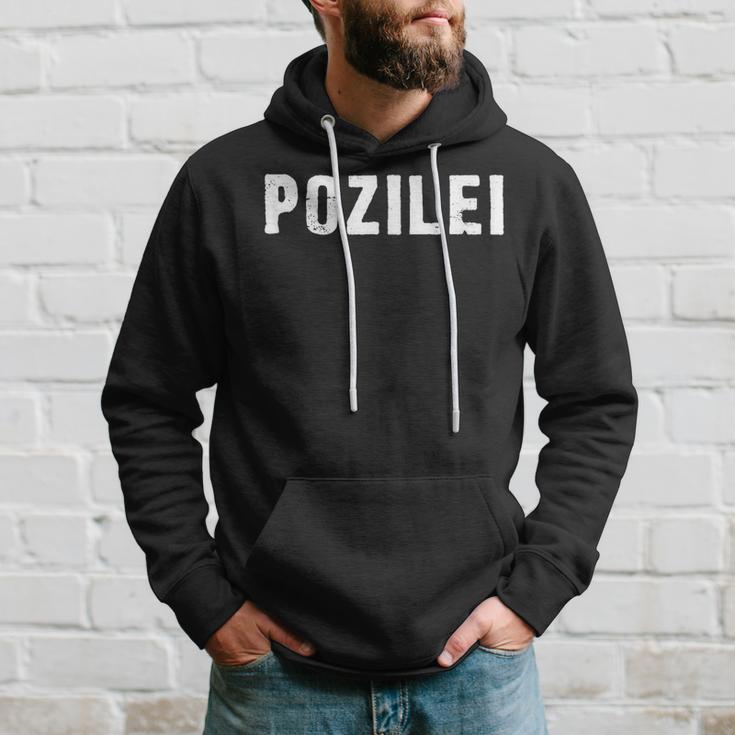 Pozilei Police Hoodie Geschenke für Ihn