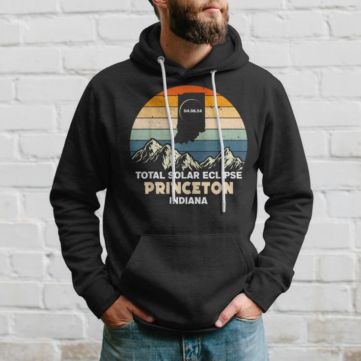 Princeton Indiana Total Solar Eclipse 2024 Hoodie Gifts for Him