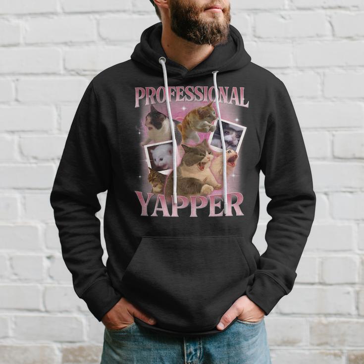 Professionelle Yapper Meme Cat Hoodie Geschenke für Ihn