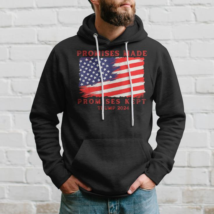 Promises Made Promises Kept Vote Trump 2024 Hoodie Gifts for Him