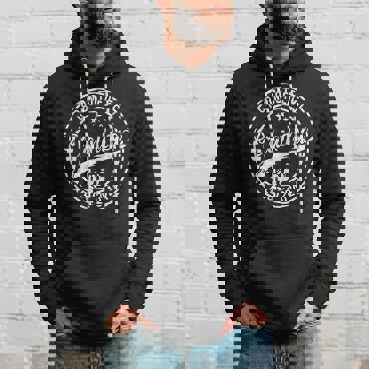 Promoted To Grandpa Est 2024 New Grandpa Fathers Day Hoodie Gifts for Him