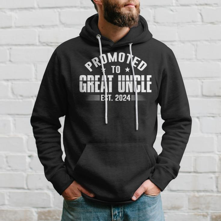 Promoted To Great Uncle 2024 Family Pregnancy Announcement Hoodie Gifts for Him