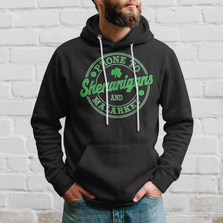 Prone To Shenanigans And Malarkey Hoodie Gifts for Him