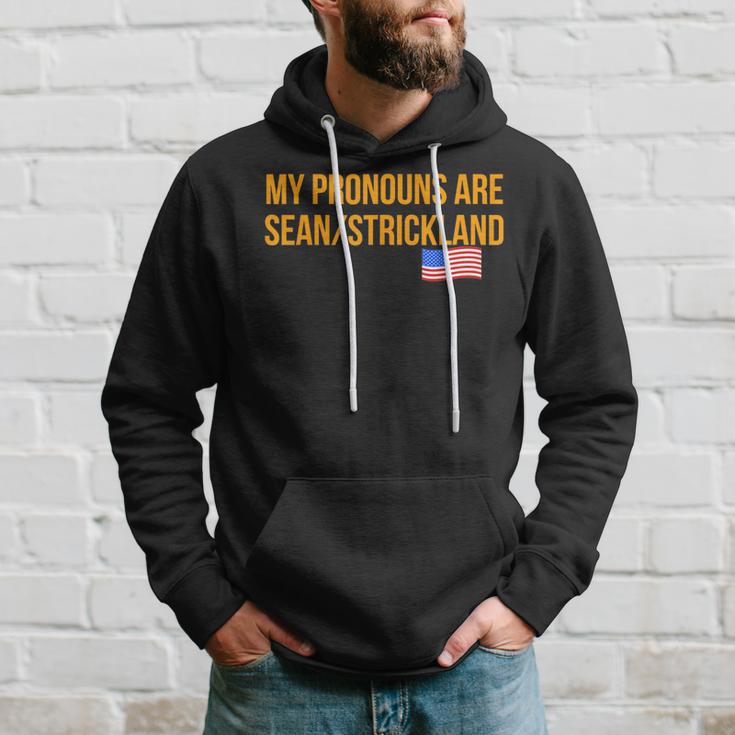 My Pronouns Are Sean Strickland Apparel Sayings Hoodie Gifts for Him