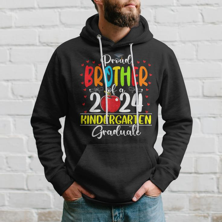 Proud Brother Of A Class Of 2024 Kindergarten Graduate Hoodie Gifts for Him