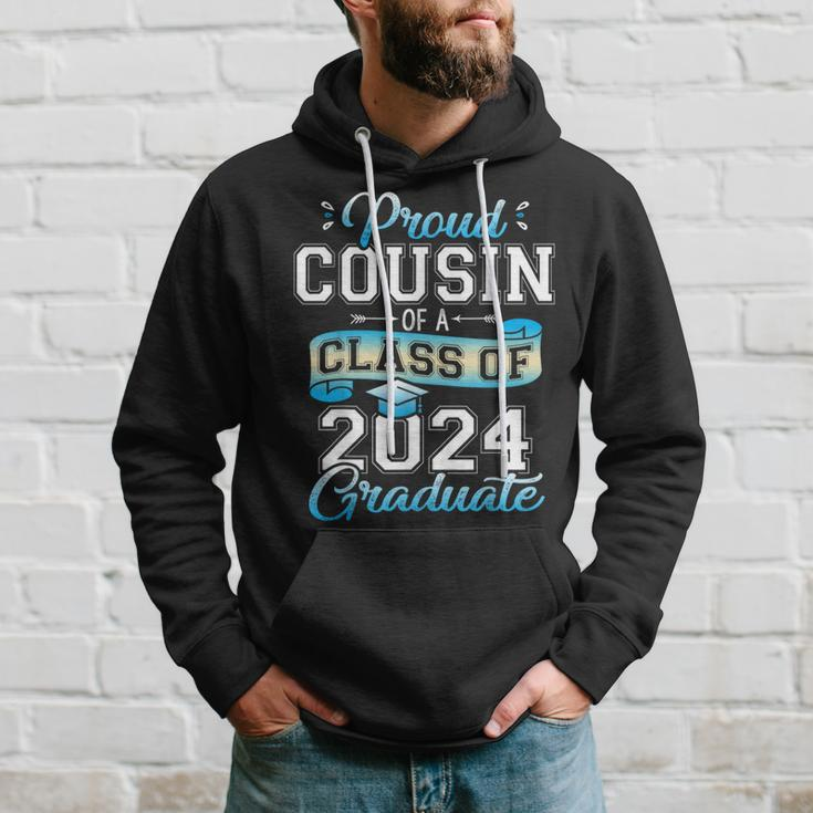 Proud Cousin Of A Class Of 2024 Graduate Senior 2024 Hoodie Gifts for Him