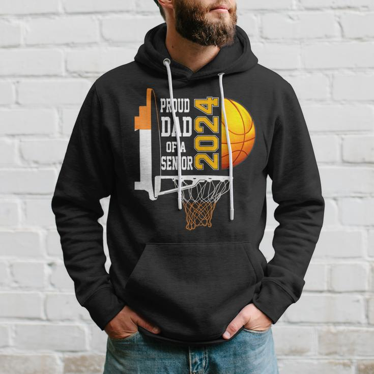 Proud Dad Of A Basketball Senior 2024 Hoodie Gifts for Him
