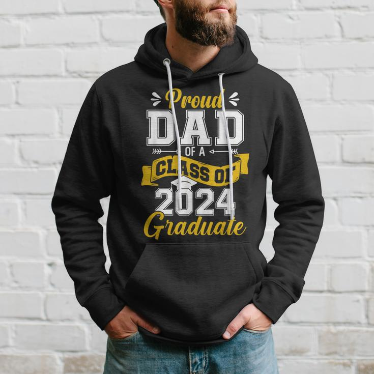 Proud Dad Of A Class Of 2024 Graduate Senior 2024 Graduation Hoodie Gifts for Him
