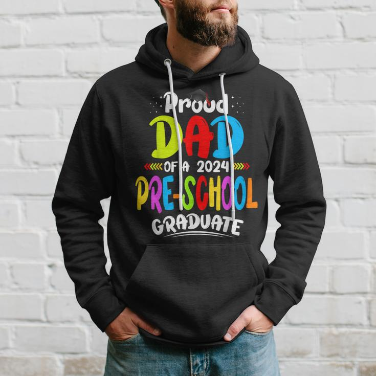 Proud Dad Of A Preschool Graduate Graduation Class Of 2024 Hoodie Gifts for Him
