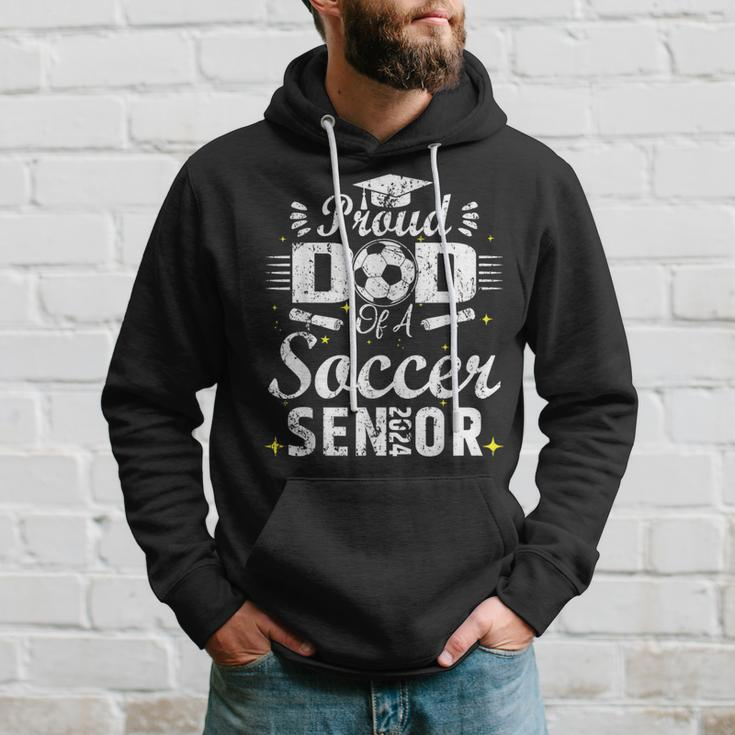 Proud Dad Of A Soccer Senior 2024 Dad Senior Soccer Hoodie Gifts for Him