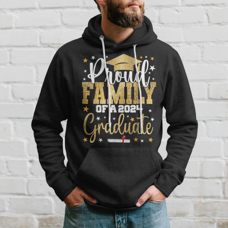 Proud Family Of A 2024 Graduate Class Senior Graduation Hoodie Gifts for Him