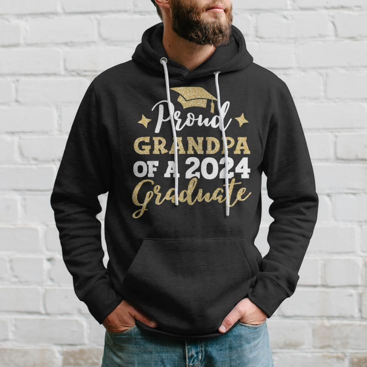 Proud Grandpa Of A Class Of 2024 Graduate Senior Graduation Hoodie Gifts for Him