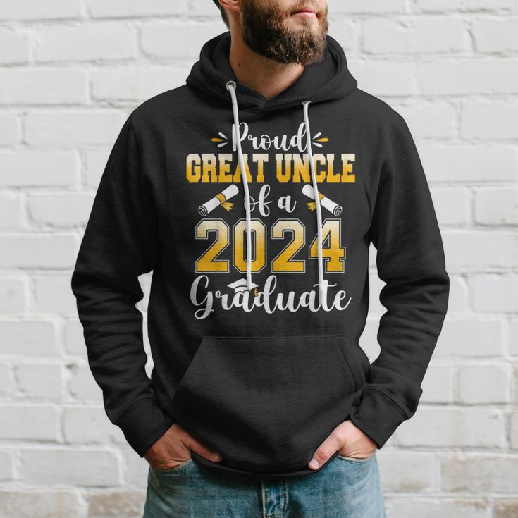 Proud Great Uncle Of A Class Of 2024 Graduate Senior Hoodie Gifts for Him