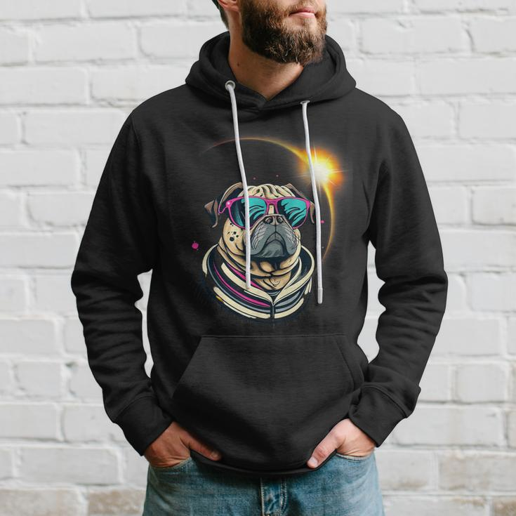 Pug Dog America 2024 Solar Eclipse Totality Accessories Hoodie Gifts for Him