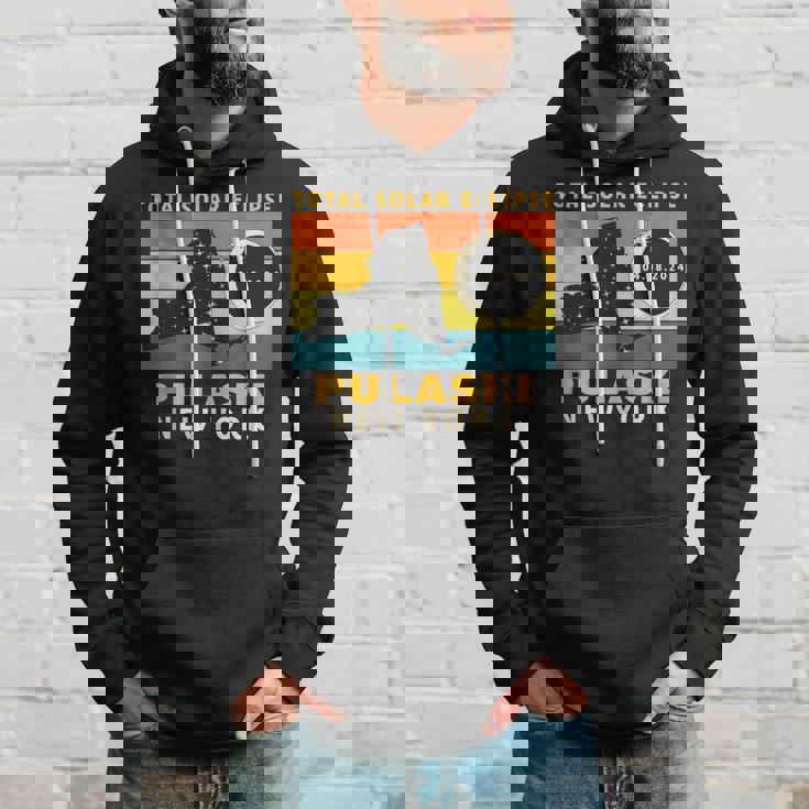 Pulaski New York Total Solar Eclipse 2024 Hoodie Gifts for Him