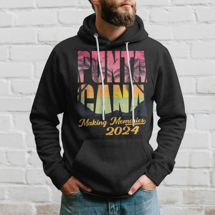 Punta Cana 2024 Making Memories Matching Family Vacation Tri Hoodie Gifts for Him