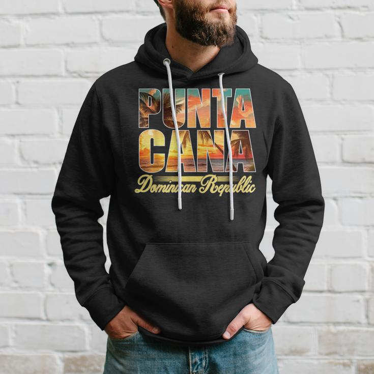 Punta Cana Sunset Beach Dominican Republic Vacation Hoodie Gifts for Him