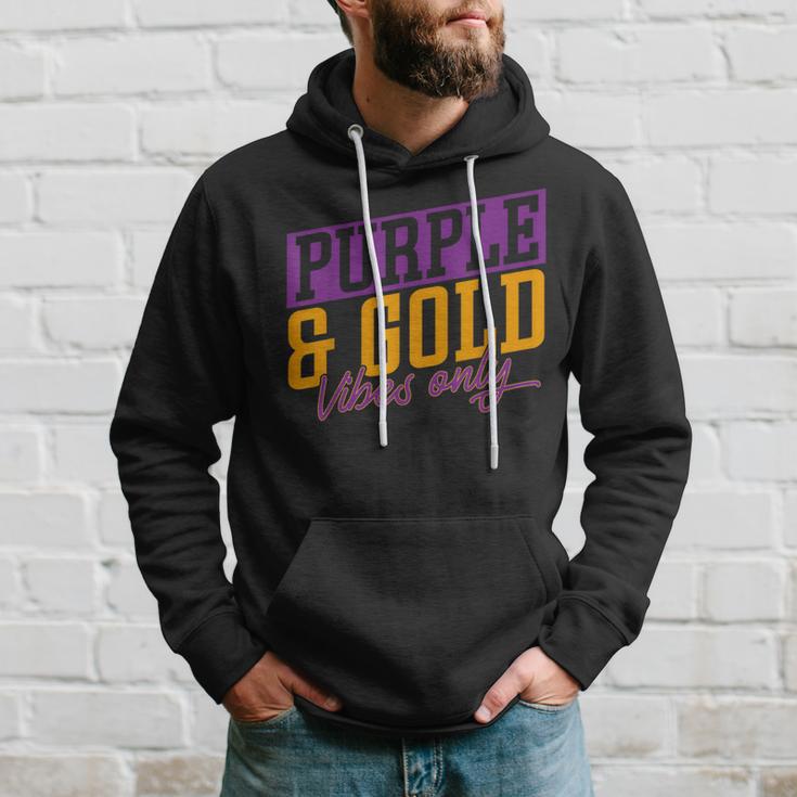 Purple And Gold Vibes Hoodie Gifts for Him