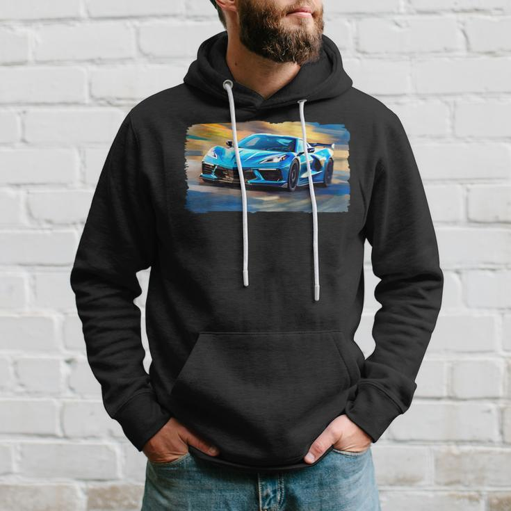 Rapid Blue C8 In A Blur Hoodie Gifts for Him