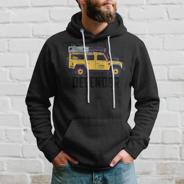 Reisefahrzeug 110 Offroad 4X4 Gray Hoodie Geschenke für Ihn