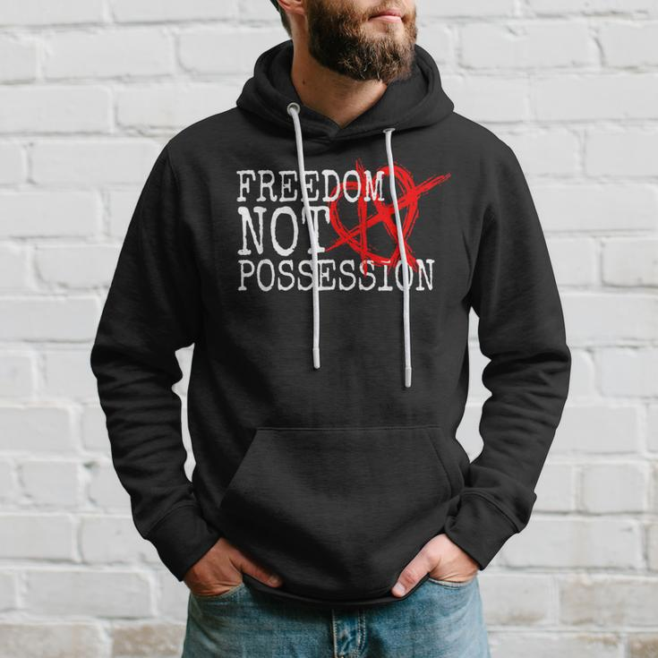 Relationship Anarchy Saying Freedom Not Possession Polyamory Hoodie Gifts for Him