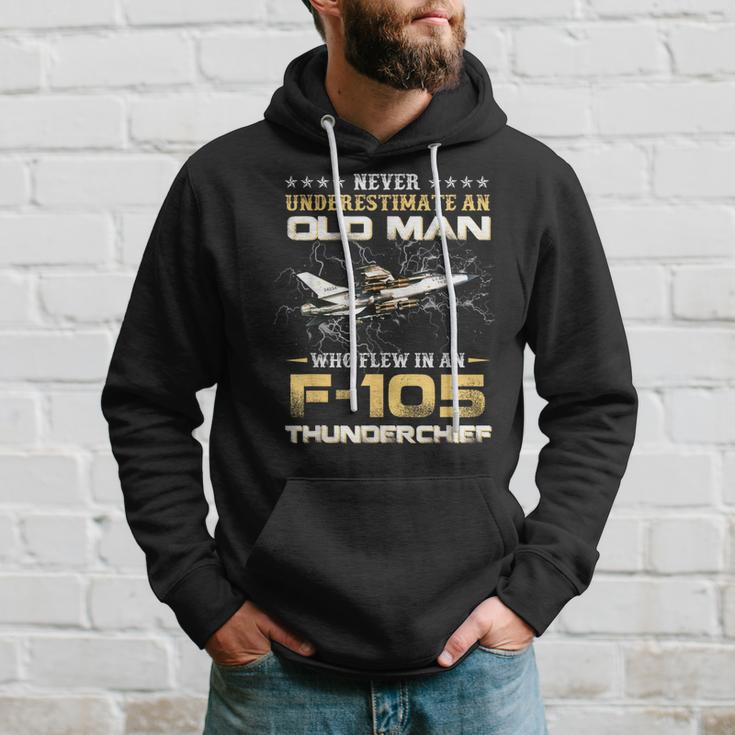 Republic F-105 Thunderchief F105 Jet F-105D F 105 Thud Pilot Hoodie Gifts for Him