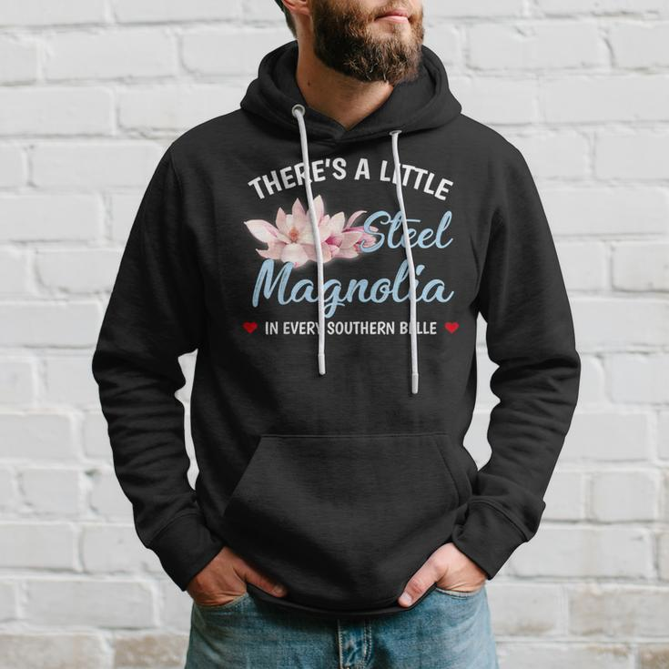 Theres A Little Sl Magnolia In Every Southern Belle Hoodie Gifts for Him