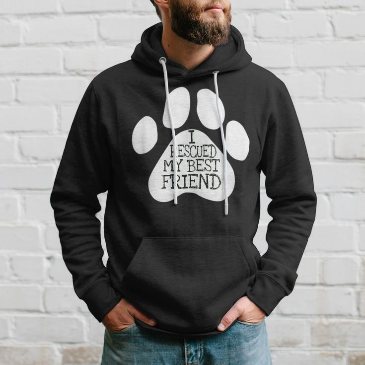 I Rescued My Best Friend For Rescued Dogs Lovers Hoodie Gifts for Him