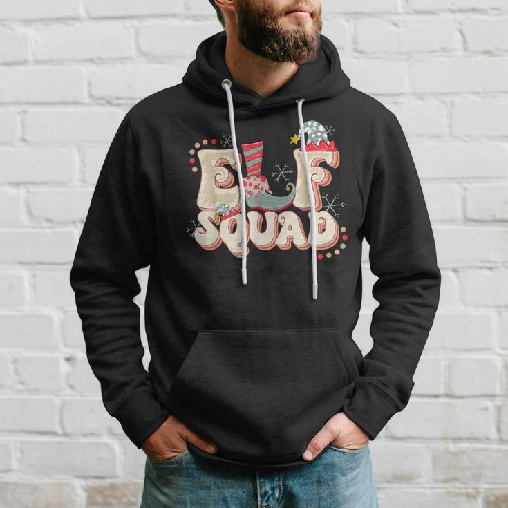Retro Elf Squad Christmas Matching Family Christmas Hoodie Gifts for Him