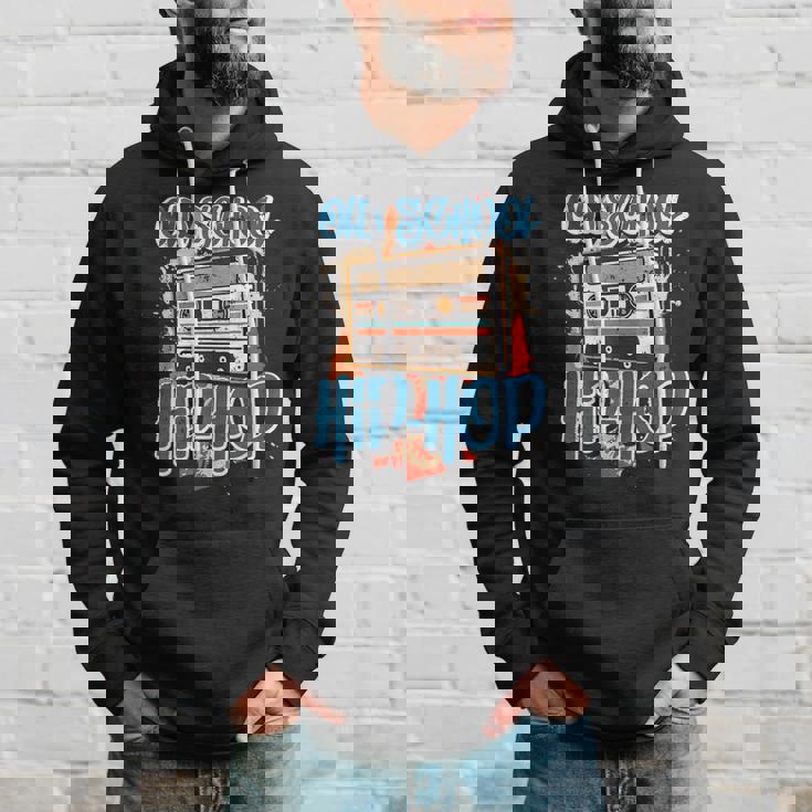 Retro Old School Hip Hop 80S 90S Graffiti Cassette Sudadera Regalos para él