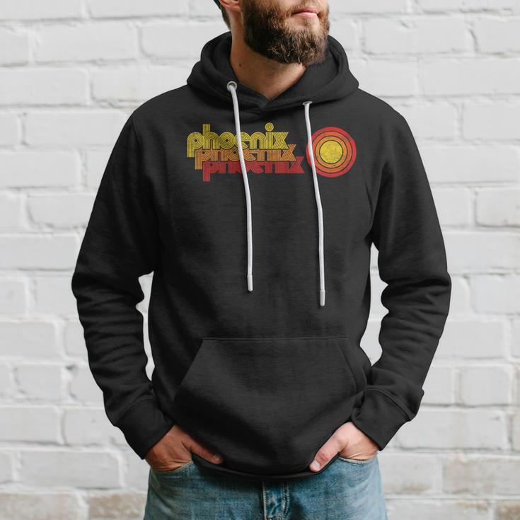 Retro Phoenix Arizona 80'S Style Sun Hoodie Gifts for Him