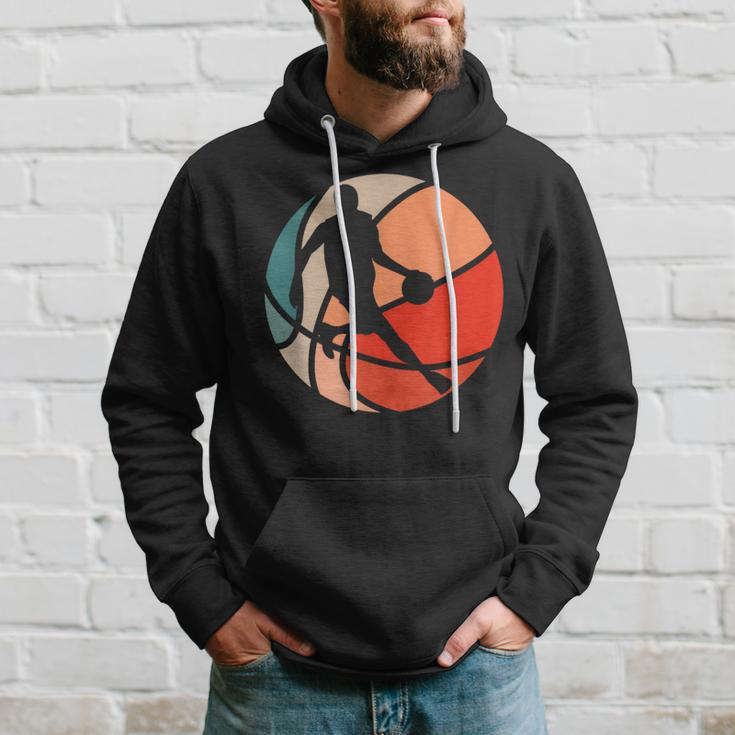 Retro Style Basketball Player Hoodie Geschenke für Ihn