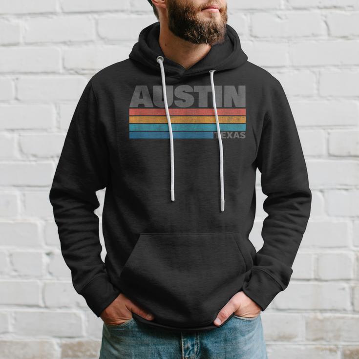 Retro Vintage Austin Texas Hoodie Gifts for Him