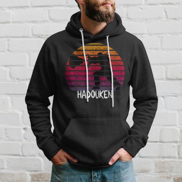 Retro Vintage Hadouken Fighter Hoodie Gifts for Him