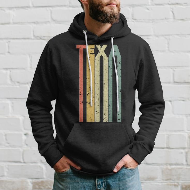 Retro Vintage Texas Colorful Cute Texan Roots Hoodie Gifts for Him