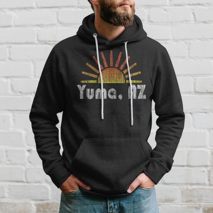 Retro Yuma Arizona Sunrise Sunset Vintage Hoodie Gifts for Him