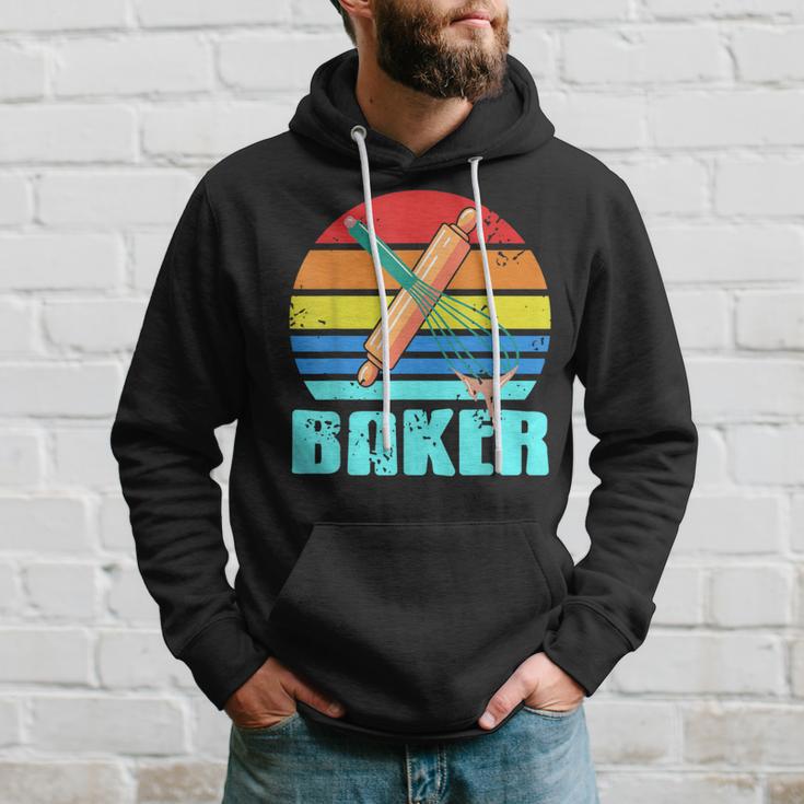 Retrointage Baker Awesome Baker s Geschenk Kapuzenpullover Geschenke für Ihn