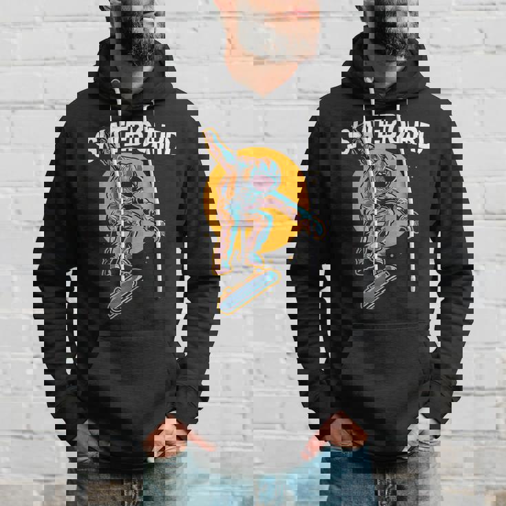 Retrointage Santa Cruz Skate Skateboarding Astronauta Espacio Sudadera Regalos para él
