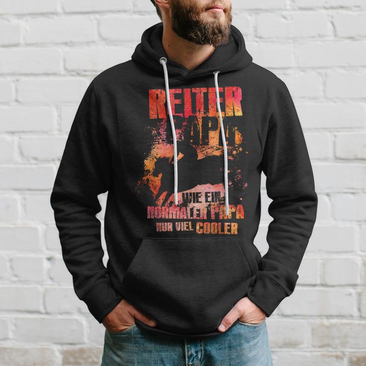 Rider Papa Nur Coolerater Pferde Reiter Reiter Father's Day Kapuzenpullover Geschenke für Ihn