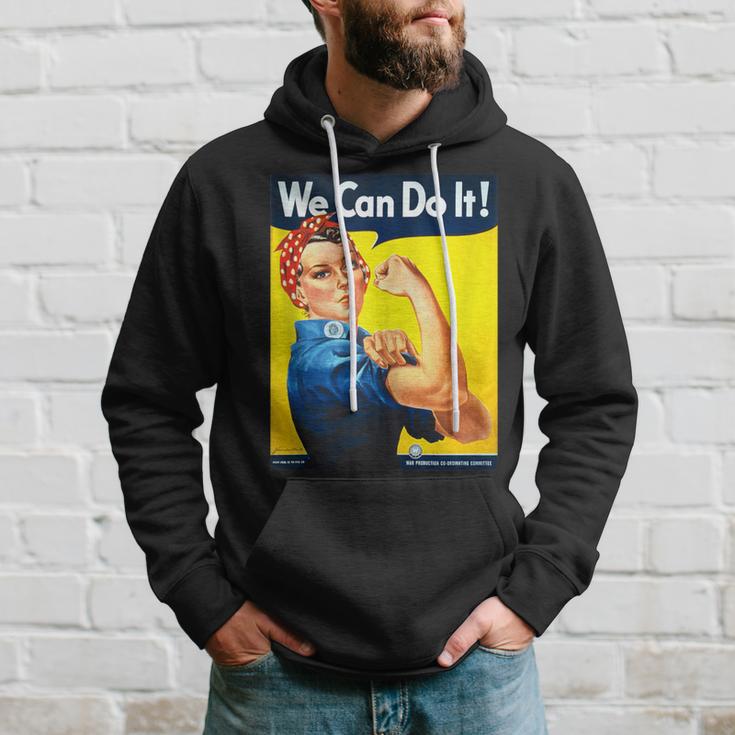 Rosie The Riveter We Can Do It Feminist Icon Hoodie Gifts for Him