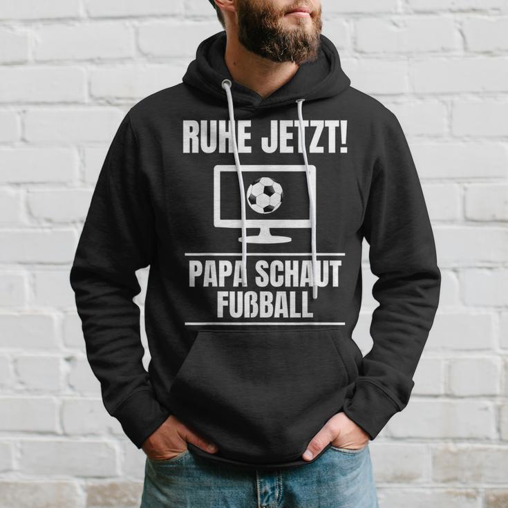 Ruhe Jetzt Papa Schaut Football Idea Dad Kapuzenpullover Geschenke für Ihn