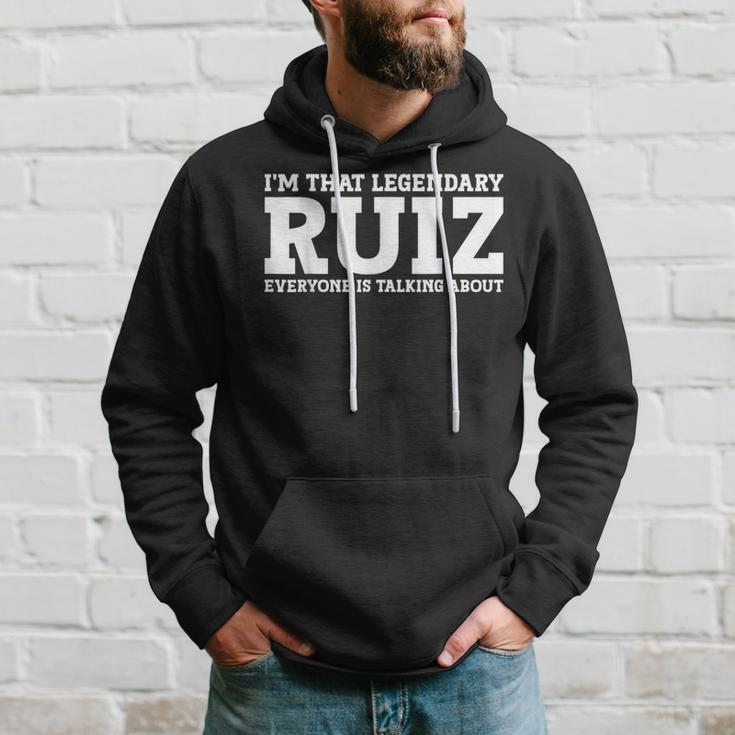Ruiz Surname Team Family Last Name Ruiz Hoodie Gifts for Him