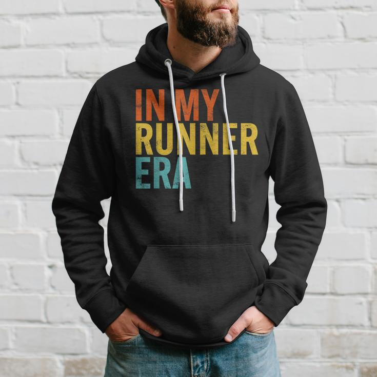 In My Runner Era Running Marathon Fitness Running Dad Hoodie Gifts for Him