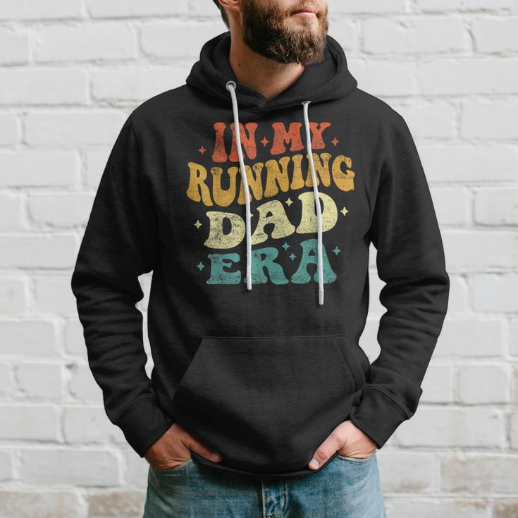 In My Running Dad Era Running Dad Fathers Day Vintage Hoodie Gifts for Him
