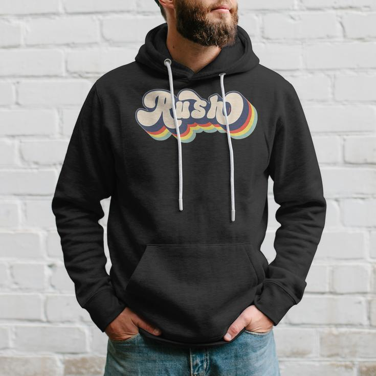 Rush Family Name Personalized Surname Rush Hoodie Gifts for Him