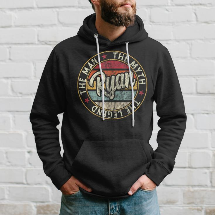 Ryan The Man The Myth The Legend First Name Ryan Hoodie Gifts for Him
