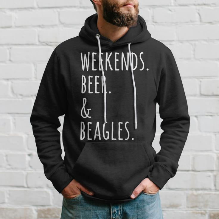 Weekends Beer Beagle Dog Hoodie Gifts for Him
