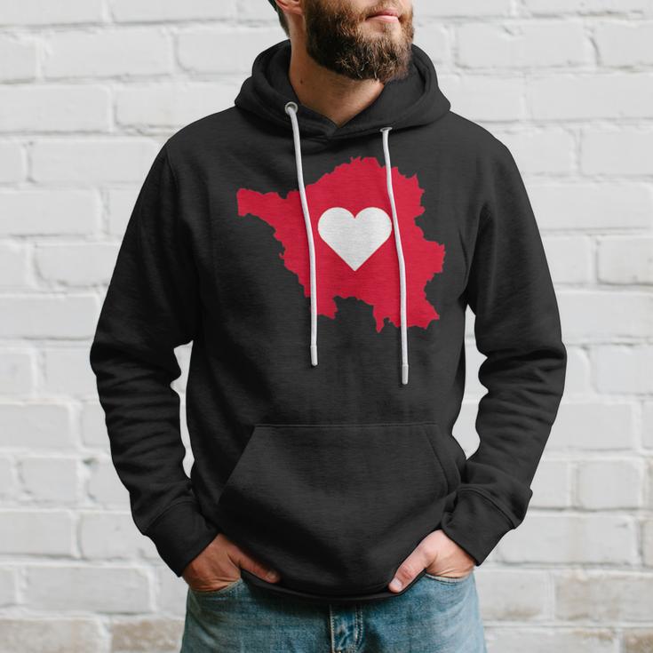 Saarland Heart Love Homeland Saarländer Kapuzenpullover Geschenke für Ihn