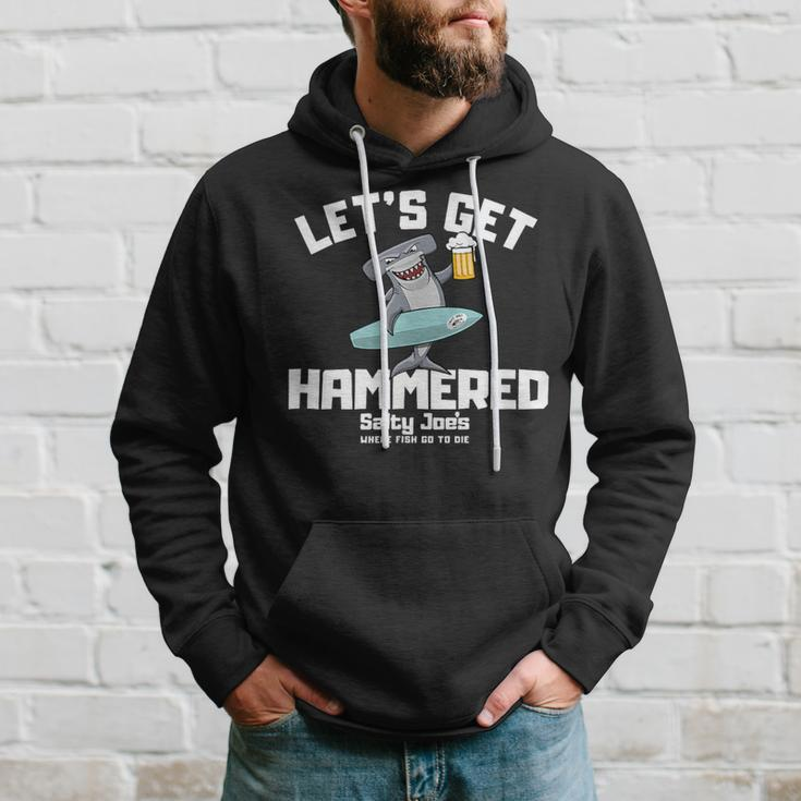 Salty Joes Lets Get Hammered Hoodie Gifts for Him