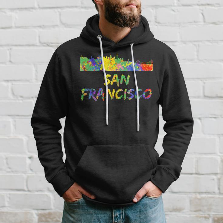 San Francisco Vintage Skyline California Hoodie Gifts for Him